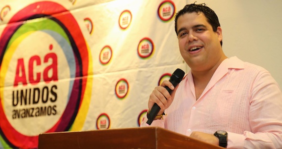 Ángel Aguirre Herrera, hijo del Gobernador con licencia queire ser Alcalde de Acapulco. Foto: Facebook