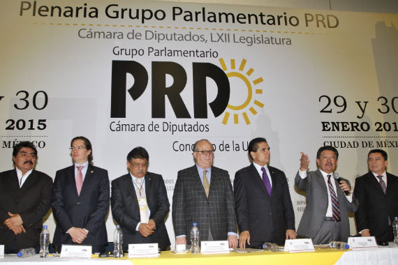 Reunión parlamentaria del PRD. Foto: Cuartoscuro.