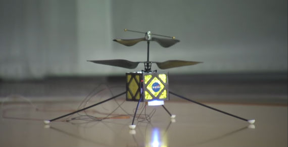 Los robots voladores de la NASA le facilitarían la exploración a los drones. Foto: NASA