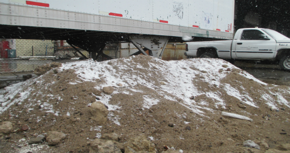 La caída de nieve en la región continuará hasta la medianoche y que la temperatura en la madrugada podría alcanzar hasta los 5 grados bajo cero. Foto: Notimex.