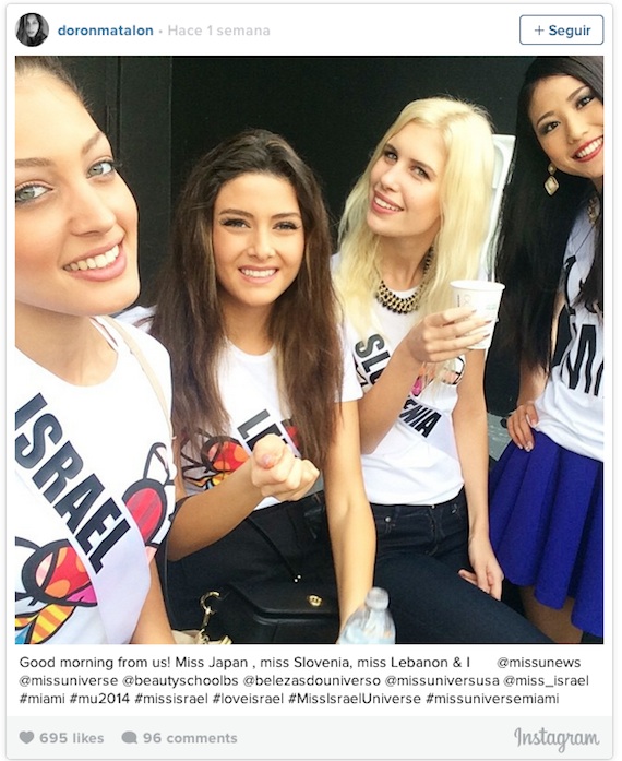 La foto fue tomada el 11 de enero por Doron Matalon. Foto: Instagram