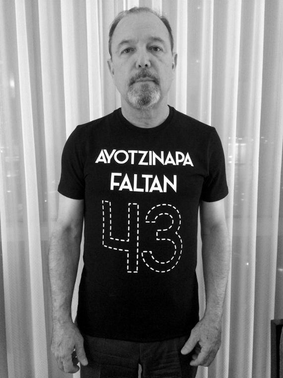 Rubén Blades y su solidaridad con los 43 de Ayotzinapa. Foto: Facebook