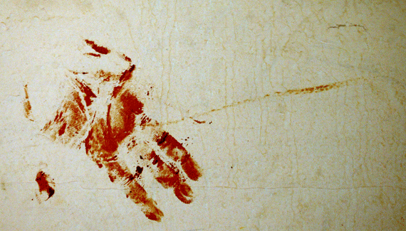 La última huella de uno de los jóvenes heridos de muerte. Foto: El Diario, especial para SinEmbargo