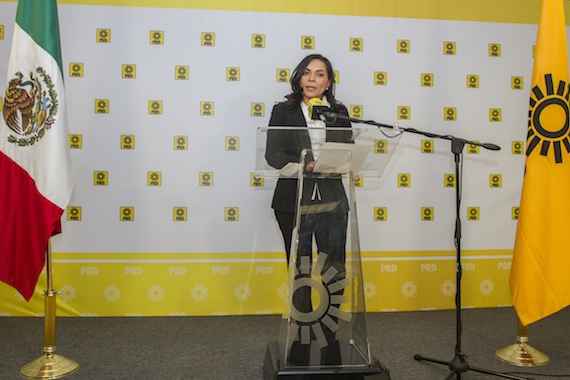 Beatriz Mojica Morga, aspirante a la candidatura del Sol Azteca al gobierno de Guerrero, Foto: Cuartoscuro.