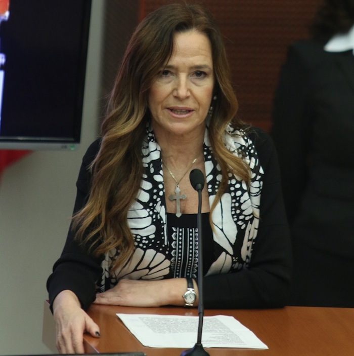 Jiménez-Becerril no dijo una sola palabra respecto a la violación sistemática de derechos humanos. Foto: Francisco Cañedo, SinEmbargo.