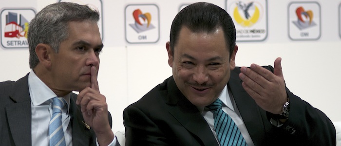 El secretario de Gobierno del DF, Héctor Serrano es ahora señalada por la candidata panista en la Delegación Miguel Hidalgo. Foto: Cuartoscuro