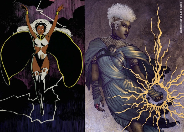 Pese a que Storm es uno de los personajes más versátiles, el rediseño que hace Alice Meichi Li la hace ver más poderosa. Foto: io9