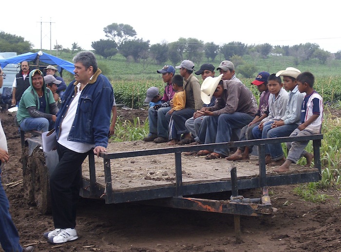 Rescate de jornaleros en situación de riesgo en Hidalgo. Julio 2013. Foto: Cuartscuro/Archivo.