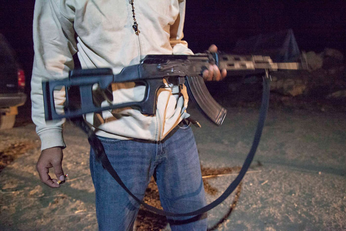 Civil armado en Yurécuaro. Foto: Cuartoscuro