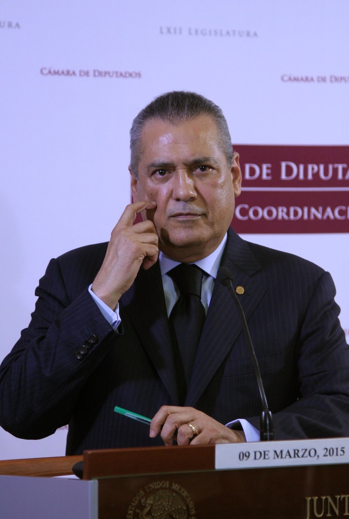 Manlio Fabio Beltrones, presidente de la Junta de Coordinación Política de la Cámara de Diputados, mencionó que la propuesta del PRI no es privatizar el agua. Foto: Cuartoscuro