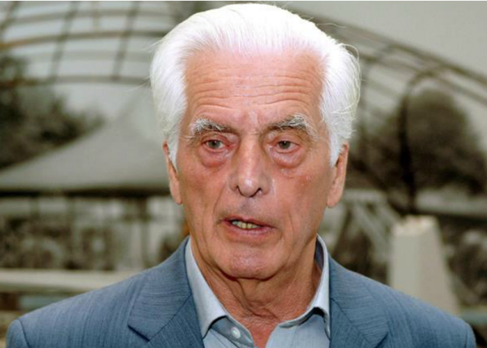 Fotografía del arquitecto alemán Frei Otto, el 25 de mayo de 2005, en Múnich, Alemania. Foto: EFE/Archivo