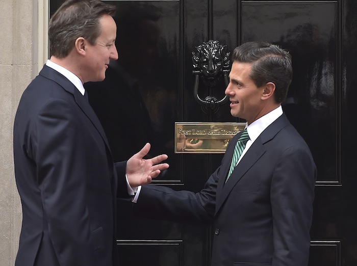 Peña y Cameron hablaron sobre derechos humanos. Foto: Cuartoscuro.