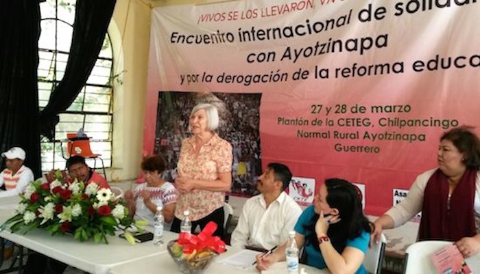 Exige organización de EU presentación con vida de normalistas de Ayotzinapa Organización Foto: Alina Navarrete, El Sur