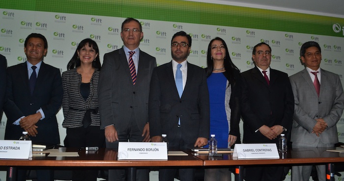 Comisionados del IFT el pasado 11 de marzo durante el anuncio del fallo. Foto: Ariana Pérez, SinEmbargo