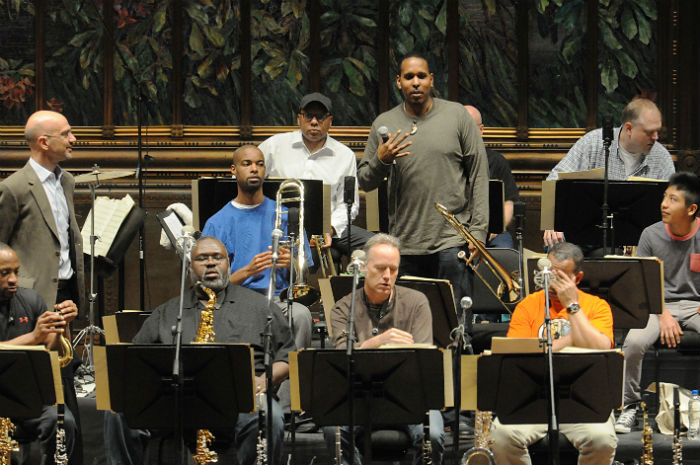 El trompetista y la orquesta dieron también una clase magistral. Foto: Arturo López, Conaculta