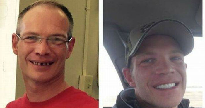 El antes y después del mesero. Foto: Facebook