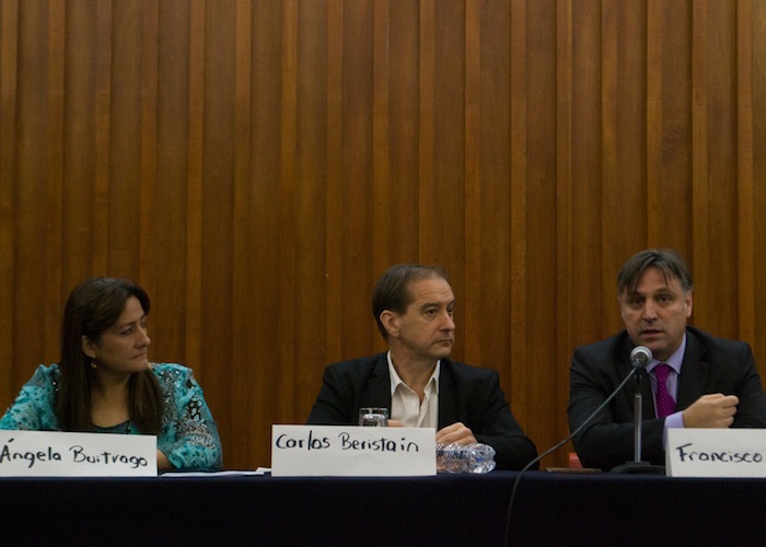 El equipo de expertos de la CIDH pidió seguir buscando a los 43 normalistas. Foto: Ariana Pérez, SinEmbargo.