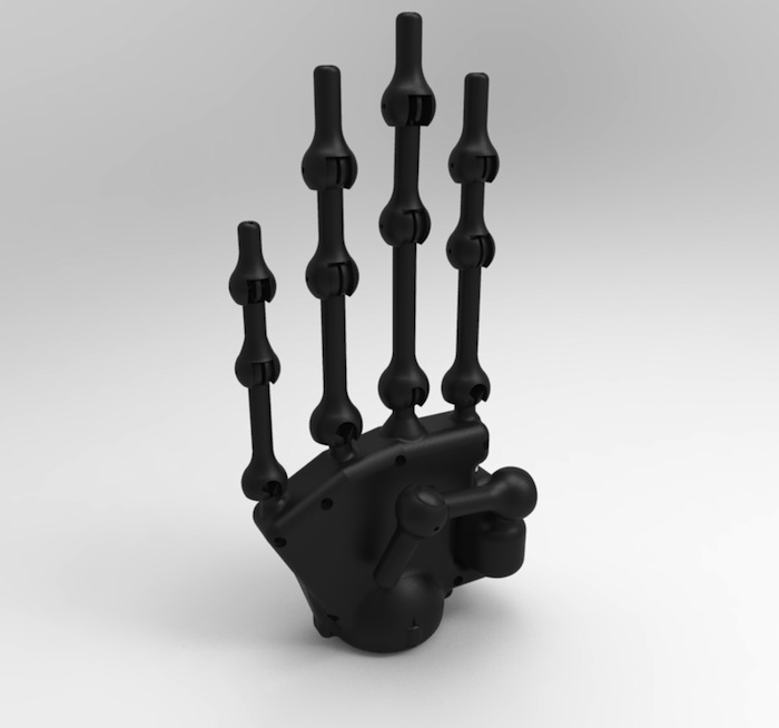 Este brazo robótico está pensado inicialmente para beneficiar al sector obrero, en donde se registran el mayor número de accidentes que tienen como consecuencia la pérdida de un miembro. Foto: Miguel Amezcua