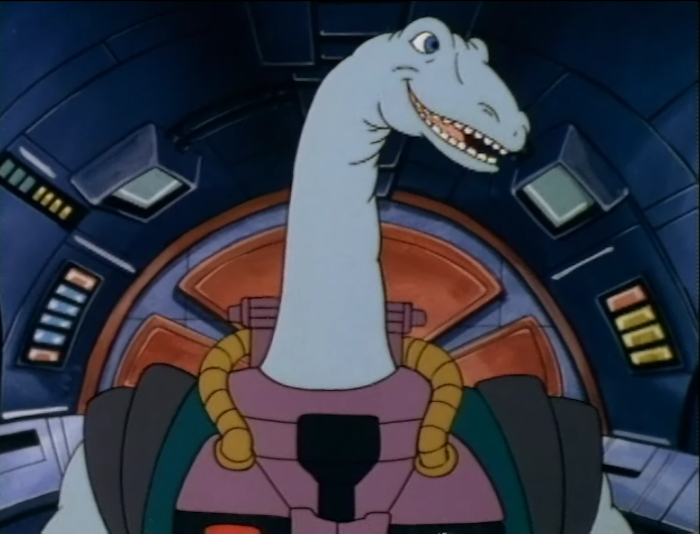 A pesar de su "destierro", el brontosaurio fue abrigado por la cultura pop. Foto: DiC Entertainment Co.