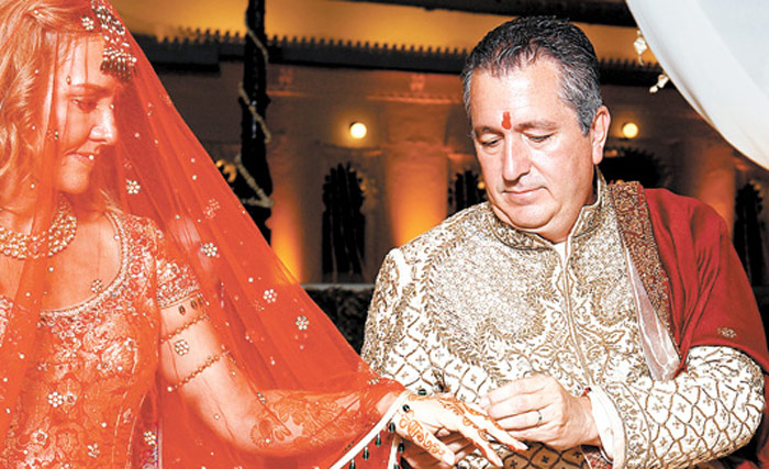 La boda, en una foto que ellos mismos difundieron