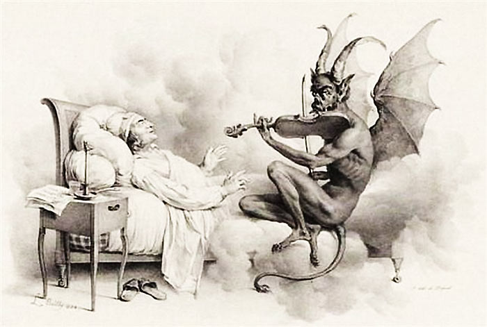 El sueño de Tartini, de Louis-Léopold Bouilly (1824)