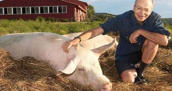 El filósofo Peter Singer, autor de 'Liberación animal'. Foto: Farm Sanctuary- ElDiario.