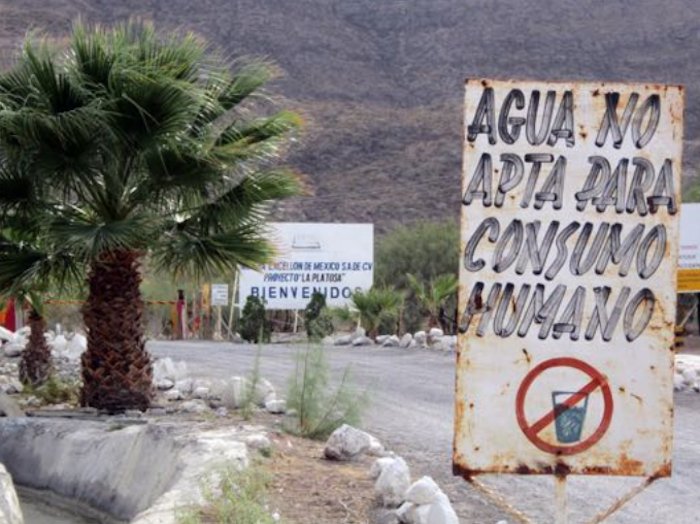En La Sierrita, Durango, la mina La Platosa desperdicia y contamina el agua. Foto: prodesc.org