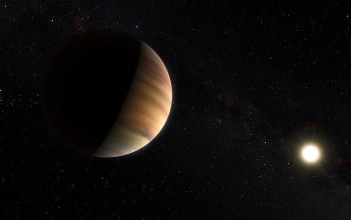 Impresión artística del exoplaneta 51 Pegasi b. Foto: ESO