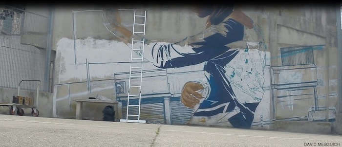 Artista pinta penal con ayuda de presos Foto: davidmesguich.com