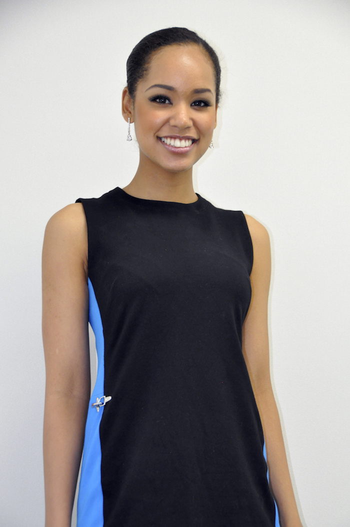 Ariana Miyamoto, hija de una japonesa y un estadounidense afroamericano. Foto: EFE
