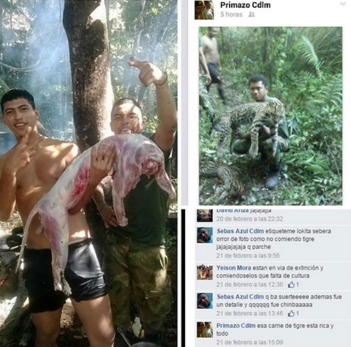 De acuerdo con el diario colombiano El Universal, las diversas fotografías tienen indignados a los usuarios de las redes sociales. Foto: Facebook