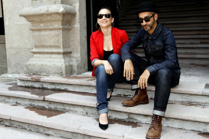 El dúo vino con toda su banda para ofrecer un concierto hoy en El Lunario. Foto: Notimex