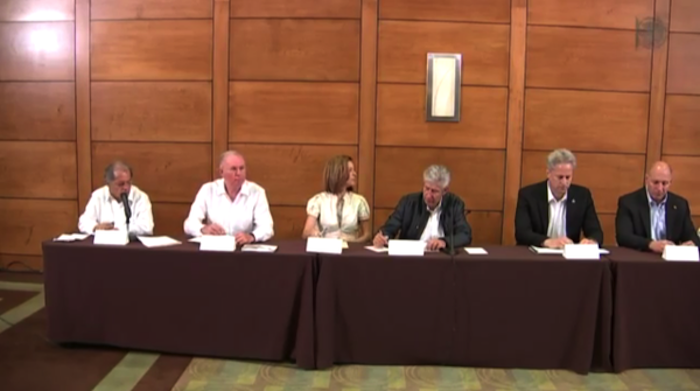 Conferencia de prensa de la SCT desde Hermosillo, Sonora Foto: SCT_mx