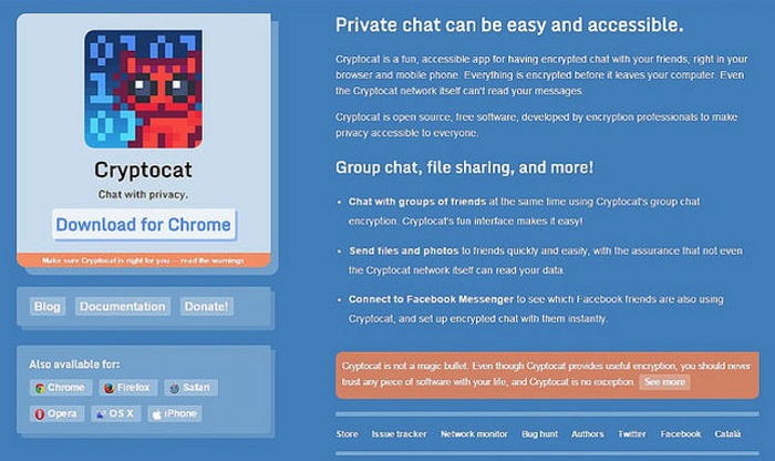 Si disponemos de un dispositivo iOS y equipos de escritorio, con Cryptocat podemos establecer sesiones de chat a través de un canal seguro. Foto: ElDiario.es