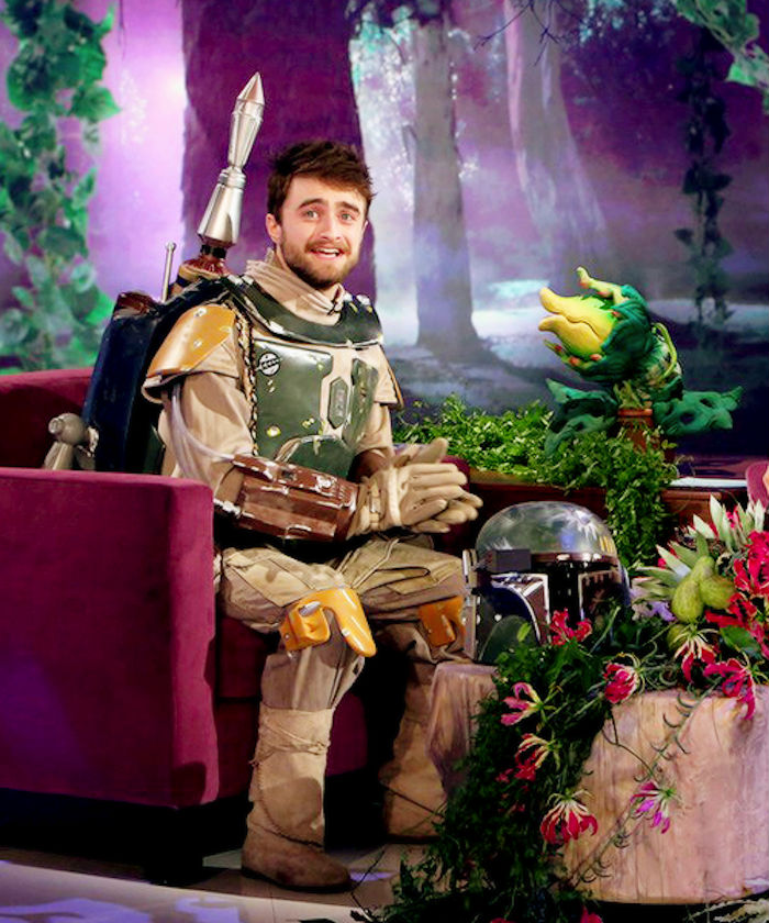 Daniel Radcliffe es uno de tantos que se han rendido al atractivo del traje de Boba Fett. Foto: Wikimedia Commons