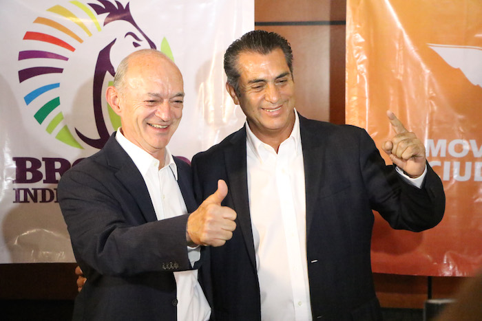 Fernando Elizondo Barragán y Jaime Rodríguez Calderón, "El Bronco". Foto: Cuartoscuro.