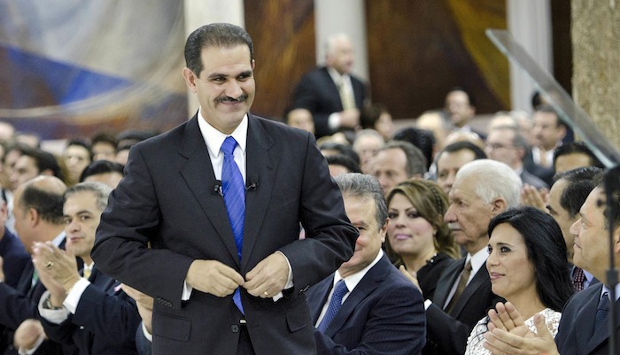 Guillermo Padrés Elías, gobernador del estado de Sonora, o