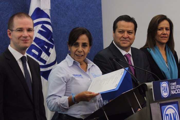 Cocoa Calderón dijo que hace tres años perdió la gubernatura de Michoacán por la acción directa de los cárteles crimen organizado. Foto: Luis Barrón.