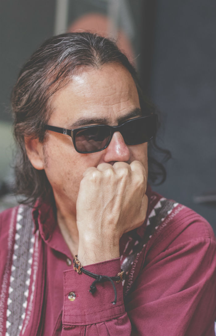 Aguilera recibió a SinEmbargo en su hermoso estudio de Coyoacán. Foto: Francisco Cañedo, SinEmbargo