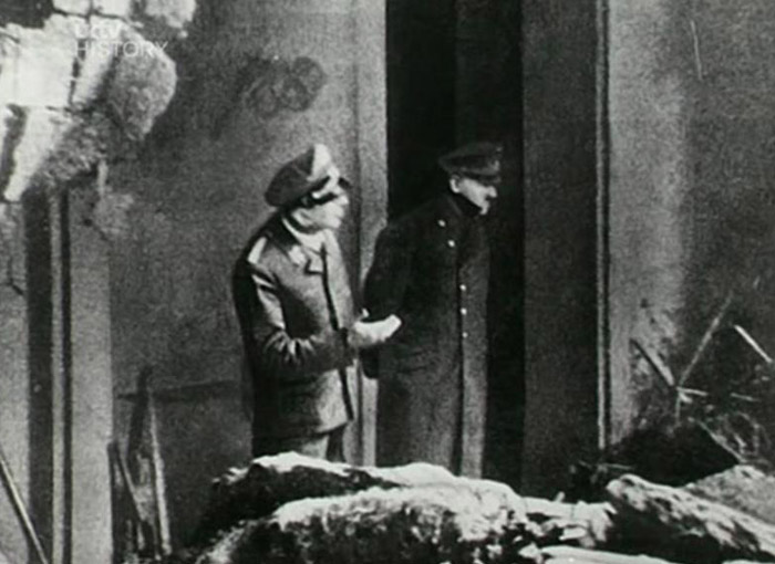 La ultima foto de Adolf Hitler. Foto de autor desconocido