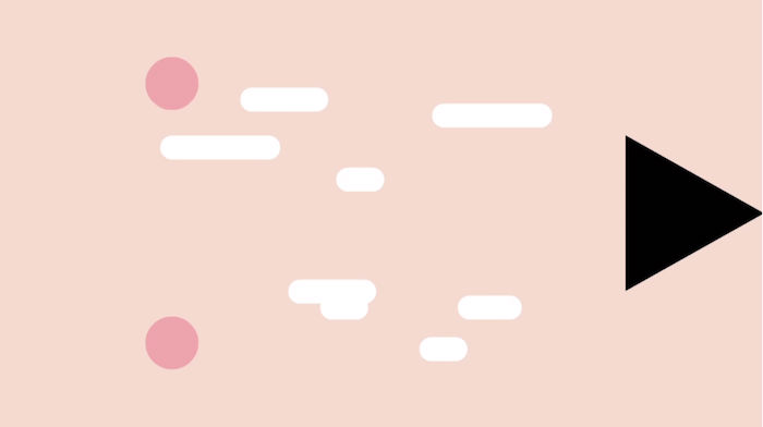 La obra del italiano Luciano Flogia muestra una sucesión de figuras geométricas que se entrecruzan como parte de una secuencia aparentemente incoherente. Foto: Vimeo