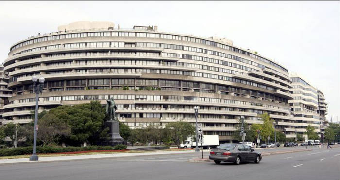 Vista del histórico edificio Watergate, en Washington. Foto: EFE/Archivo