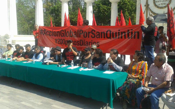 Este martes inició la Acción Global por San Quintín. Foto: Sergio Rincón, SinEmbargoMx.