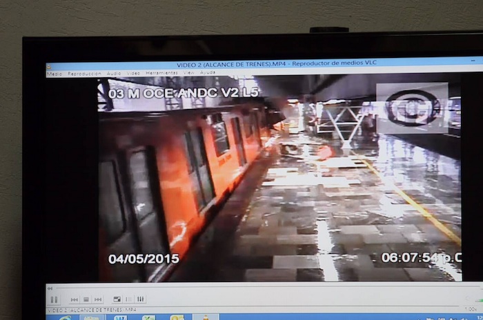 El choque entre trenes dejó 12 personas lesionadas. Foto: Luis Barrón, SinEmbargo.