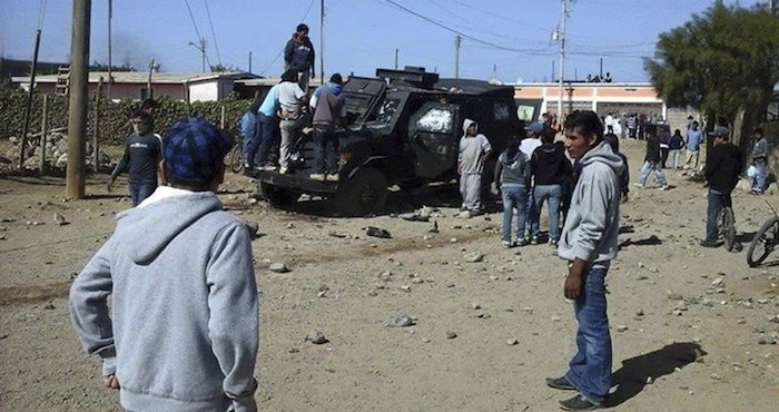 Se reportó un enfrentamiento en la colonia Vicente Guerrero y en el valle de San Quintín que derivó en la detención de algunos en detenciones y agresiones físicas entre jornaleros y la policía estatal.