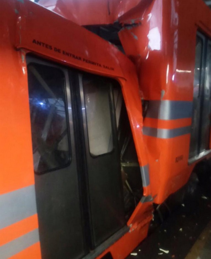 El impacto. Foto vía Twitter: @Rescate_Condor