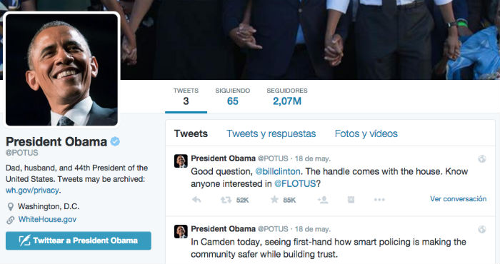 "Pregunto para un amigo", escribió @billclinton aludiendo a su mujer Hillary quien compite por la candidatura presidencial en el Partido Demócrata. Foto: Twitter