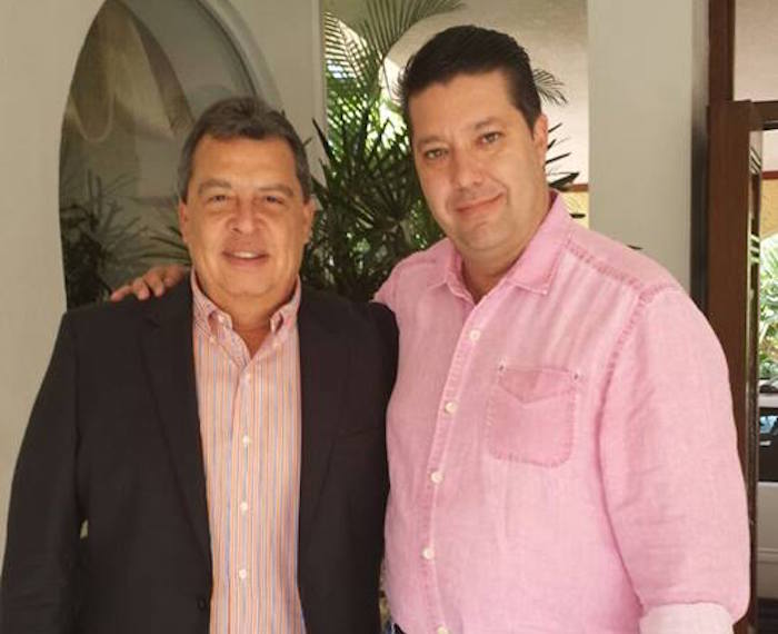 El ex Gobernador Ángel Aguirre junto a Rubén Figueroa Smutny. Foto: Facebook.