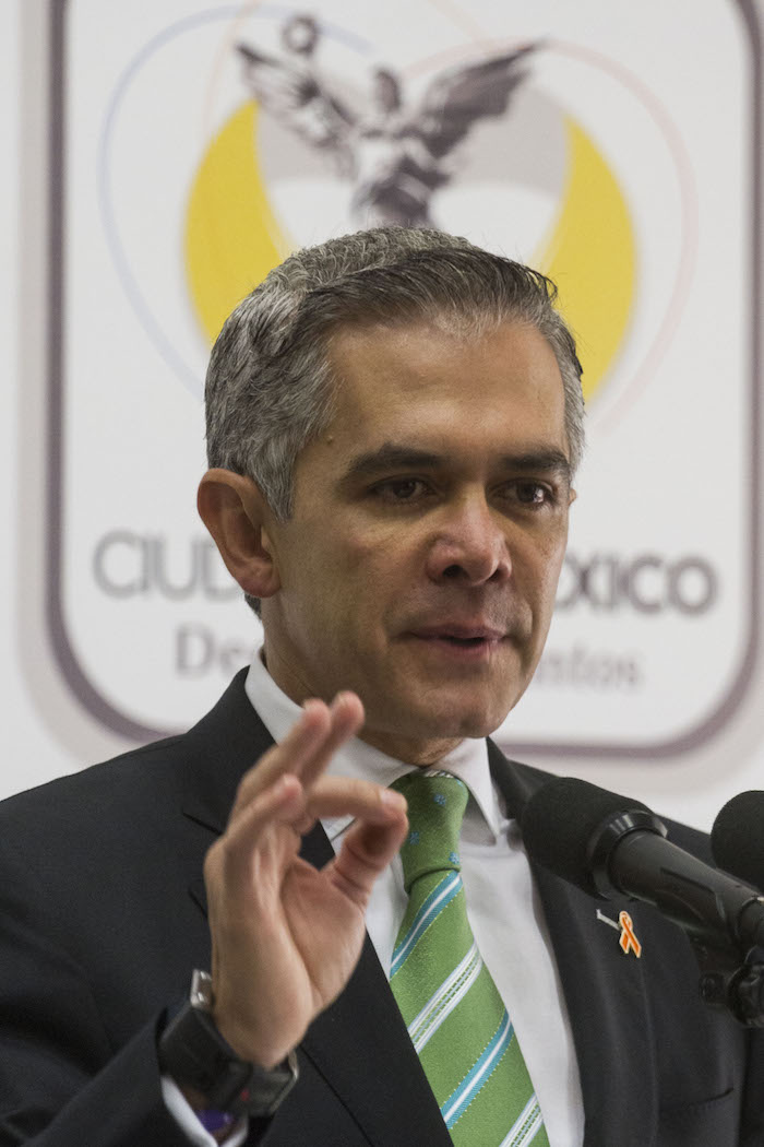 En junio pasado, Miguel Ángel Mancera, quien hoy rinde su Tercer Informe de Gobierno en el DF, anunció su interés . Foto: Cuartoscuro.