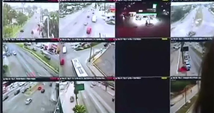 Sistema de circuito cerrado del Cártel del Golfo. Foto: Breitbart